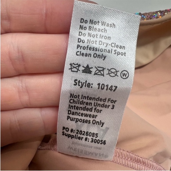 Weissman Dance Costume Little Swing Jazz Flapper
Rose Gold NEW Size Large Child - Picture 5 of 7